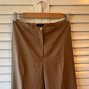 Raoul low rise,wide leg tan trousers